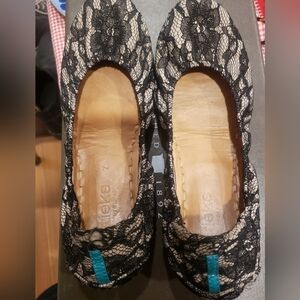 Tieks Nude Lace Women's Shoes